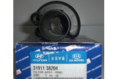 Фильтр топливный для HYUNDAI SOLARIS IV седан (RB) 1.4 2010-, код двигателя G4FA, V см3 1396, КВт80, Л.с.109, бензин, Hyundai-KIA 3191138204