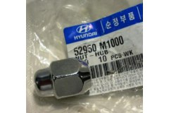 Гайка для HYUNDAI SOLARIS IV (RB) 1.4 2010-, код двигателя G4FA, V см3 1396, кВт 79, л.с. 107, бензин, Hyundai-KIA 52950M1000
